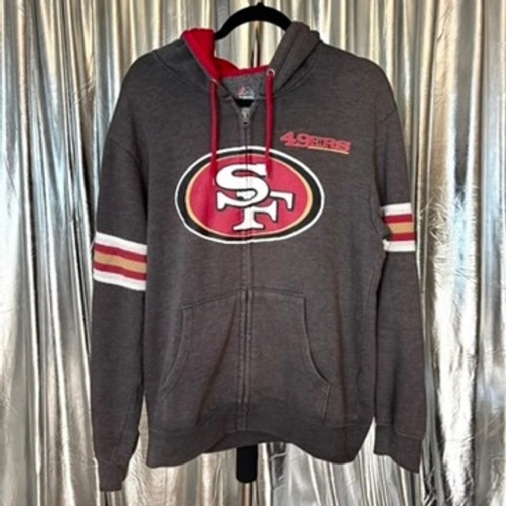 San Francisco 49ers Majestic Full Zip Hoodie